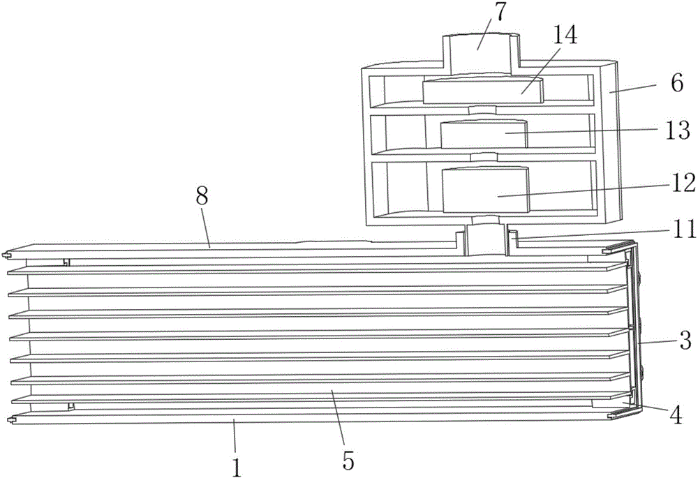 High sealing forced air cooling bus duct