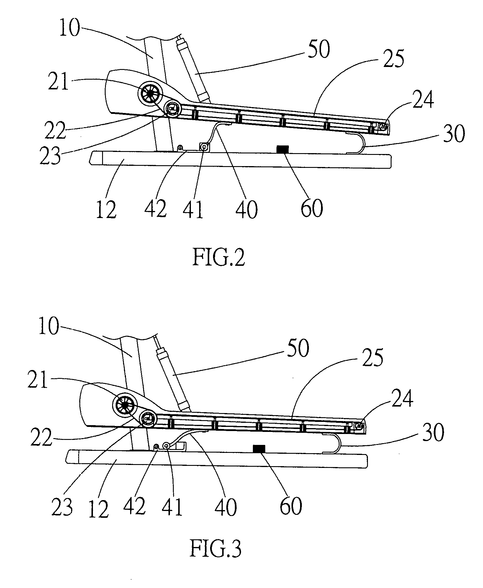 Cushioning mechanism for a treadmill