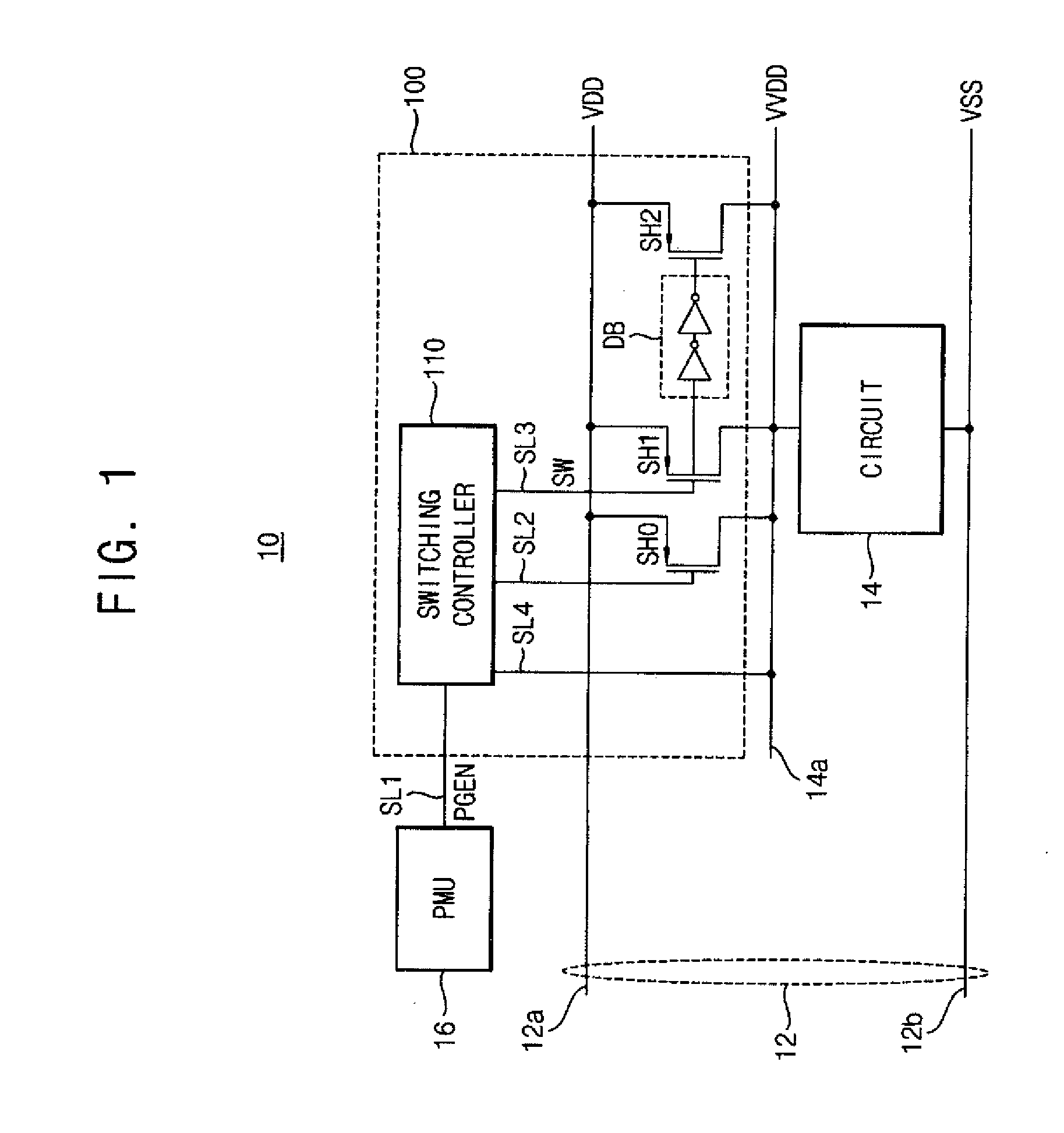 Power gating circuit