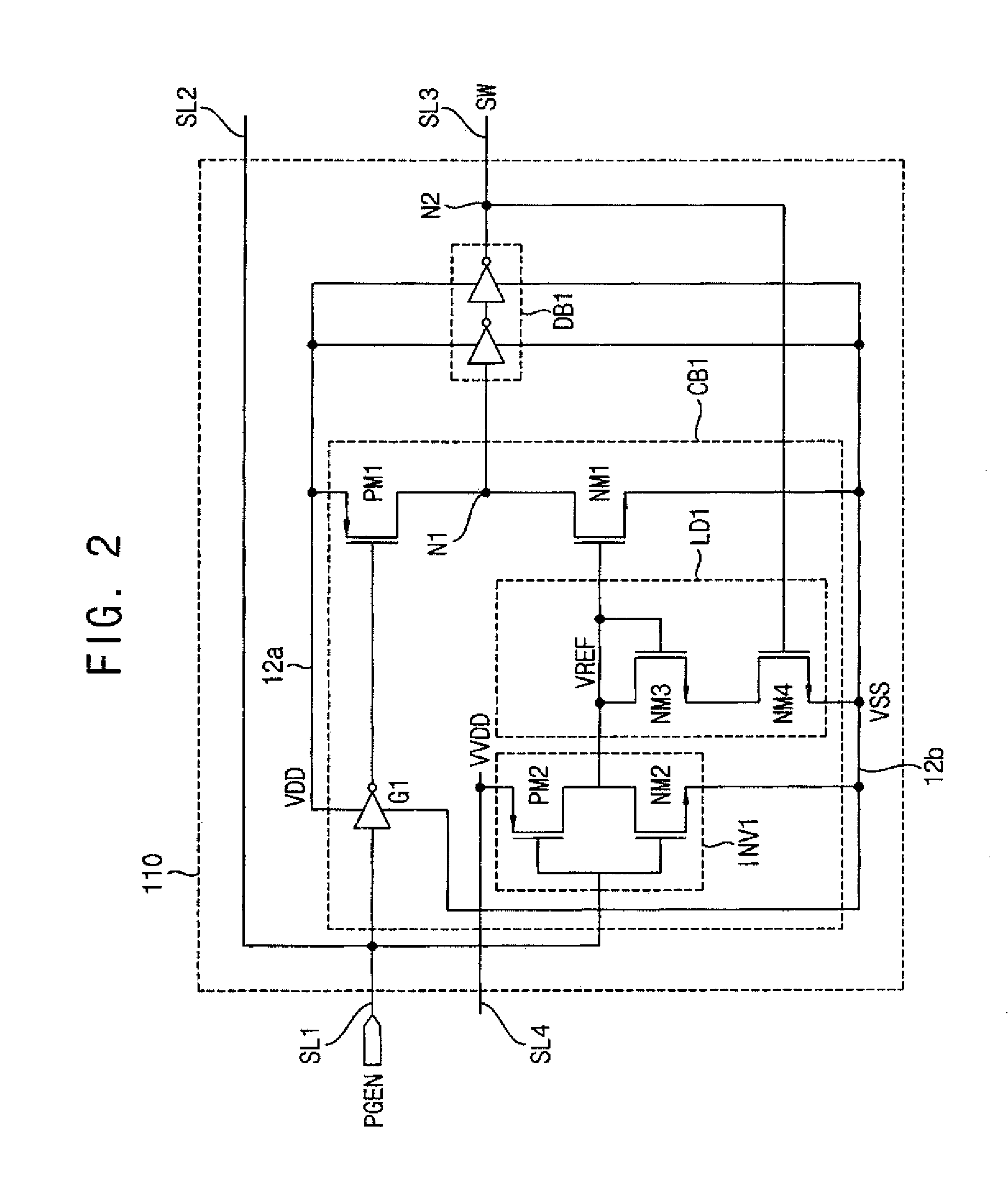 Power gating circuit