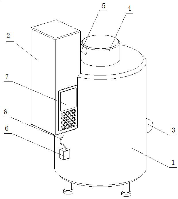 Rapid dewatering and crushing device for metal powder material production