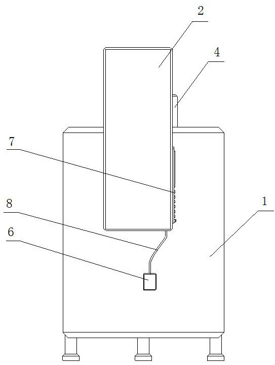 Rapid dewatering and crushing device for metal powder material production