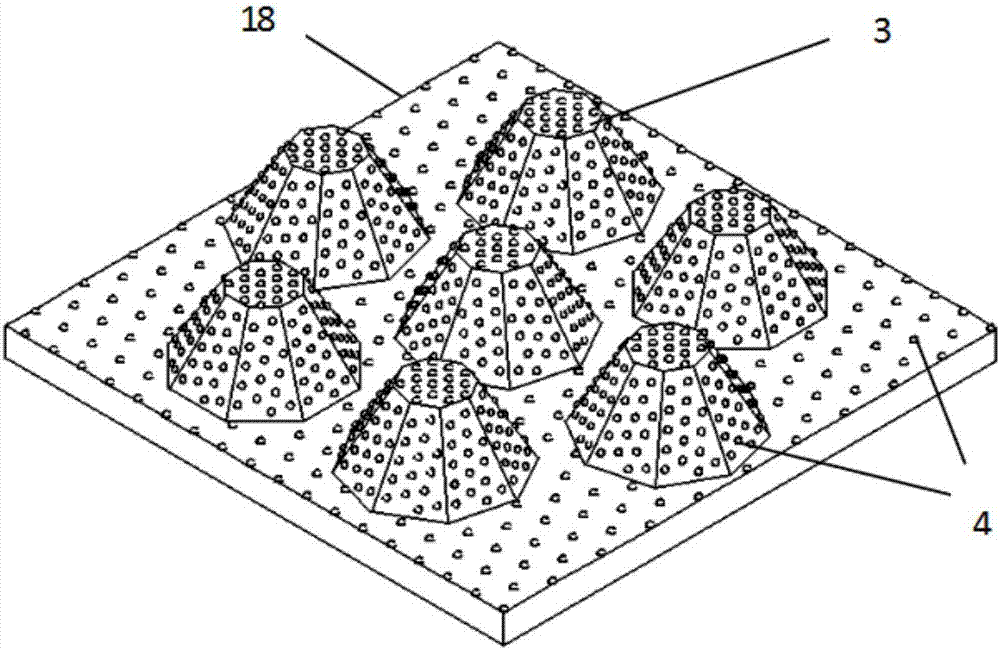 A microrefrigerator with droplet condensation and self-collection of water and its manufacturing method