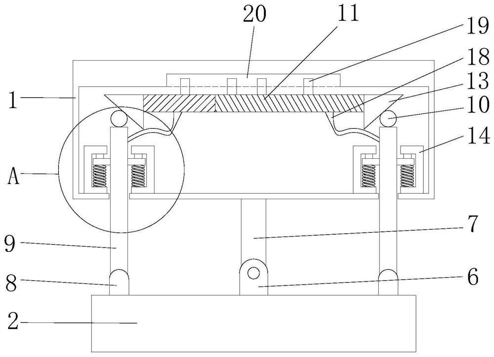 Hoisting device for green building assembly type prefabricated wallboard