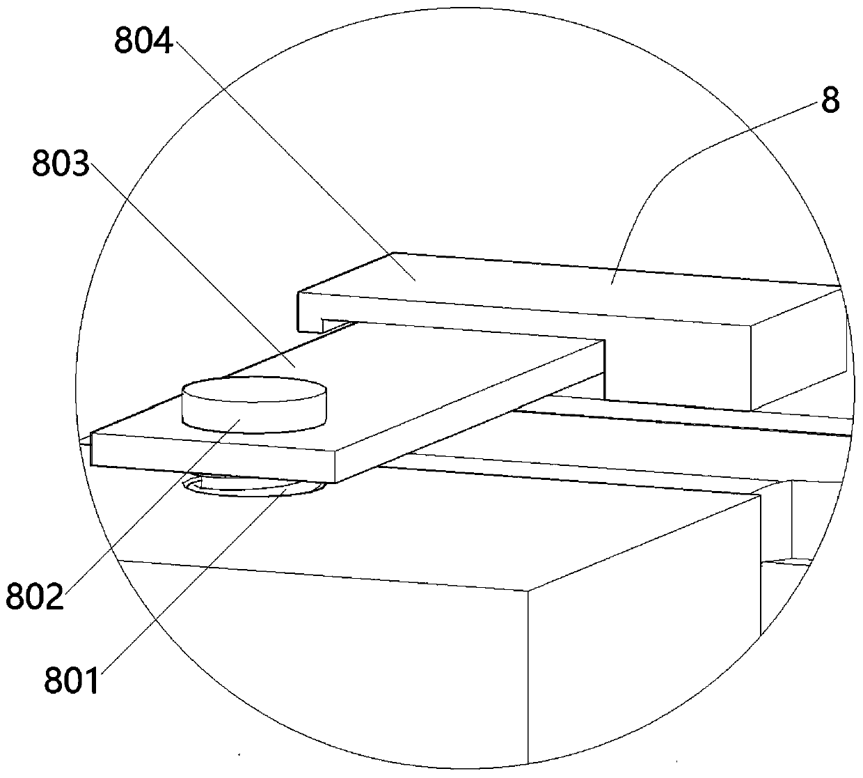 A biscuit printing mold that is easy to carry and store