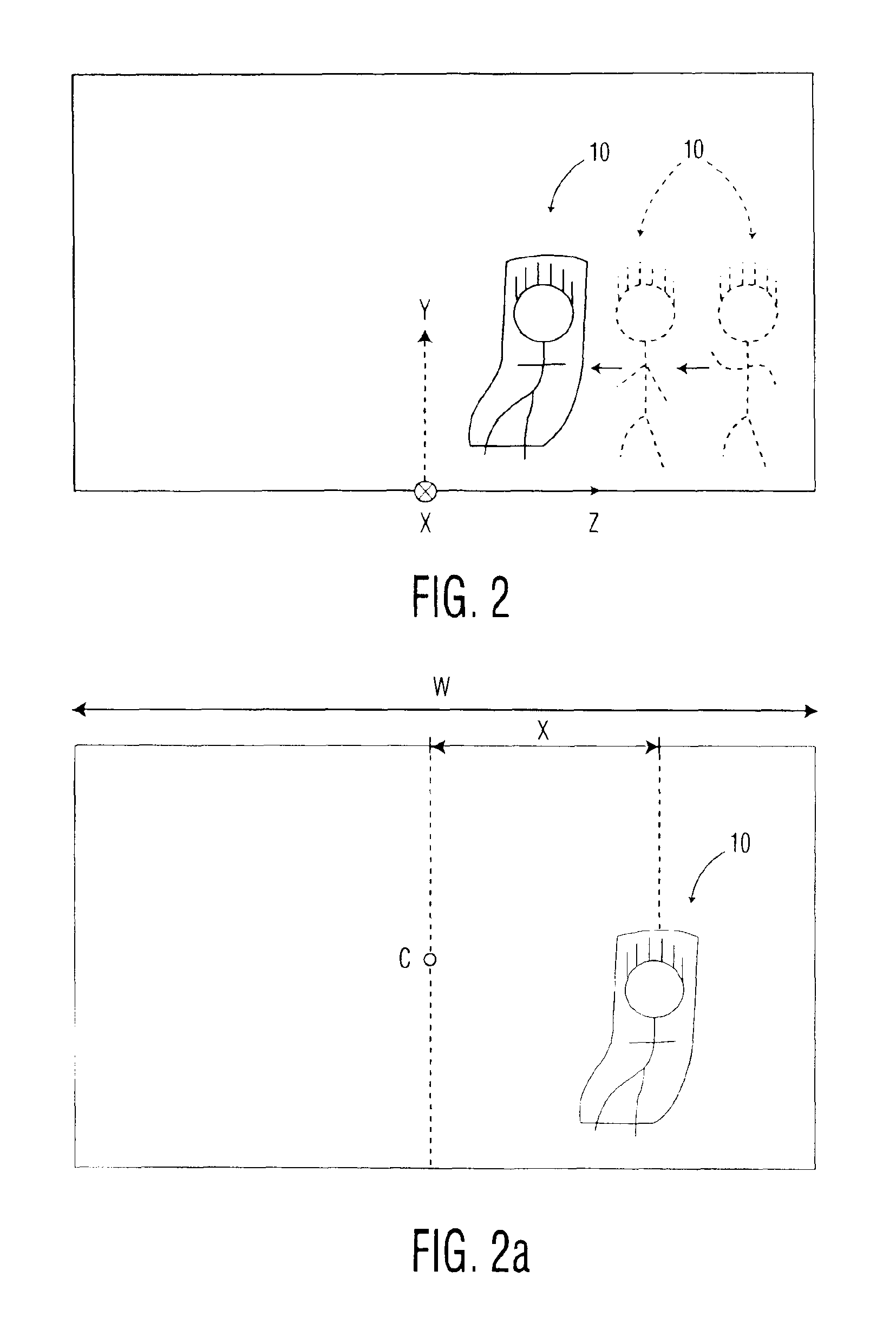 Automatic positioning of display depending upon the viewer's location