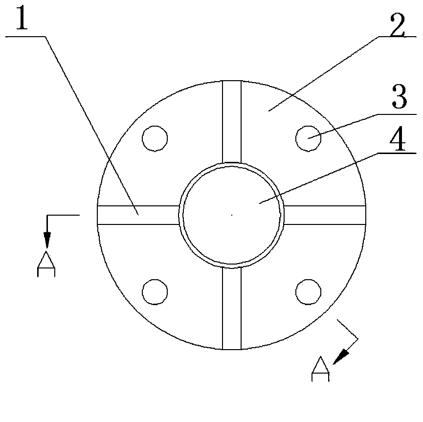 Compression-resisting sealing flange