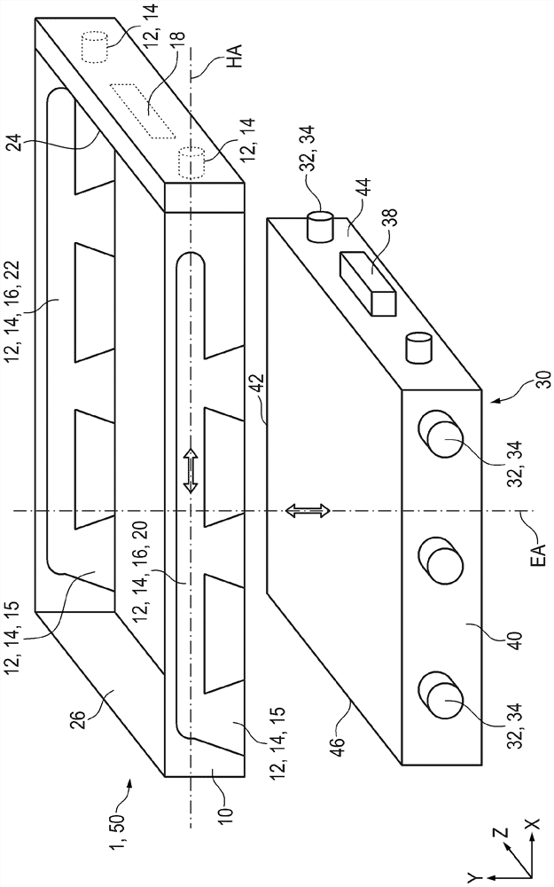 Receiving device for memory module and motor vehicle having receiving device