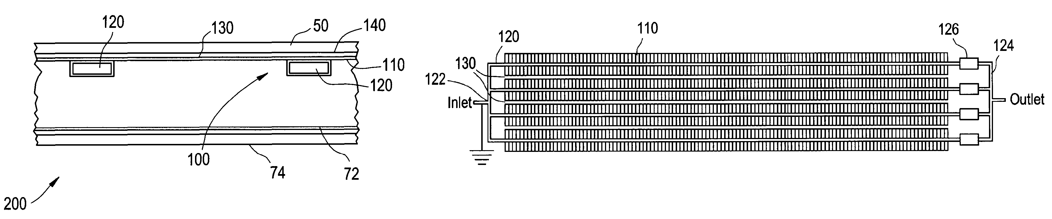 Gradient bore cooling providing RF shield in an MRI system