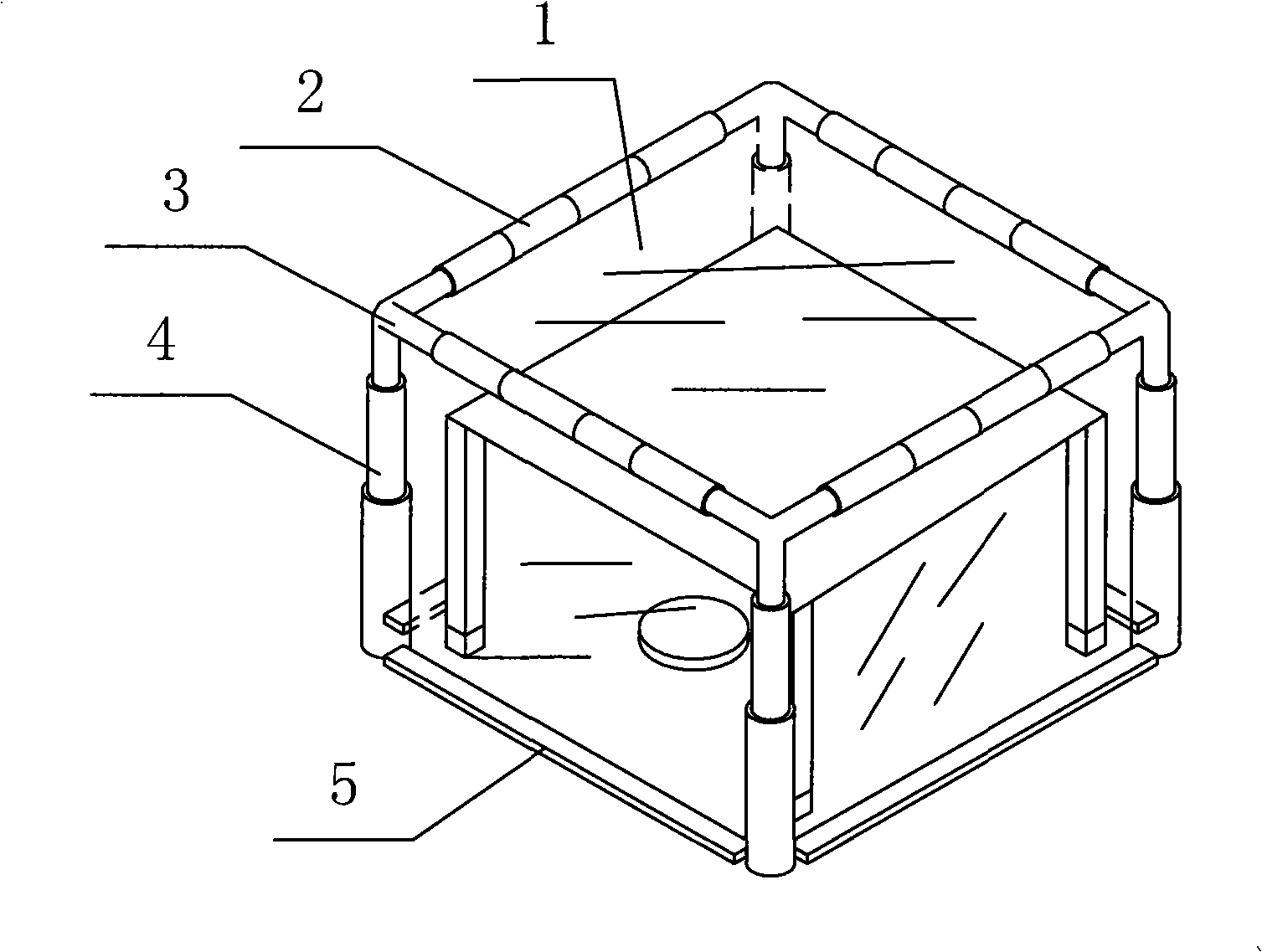 Nondestructive testing device of formaldehyde emission from furniture product and nondestructive testing method thereof