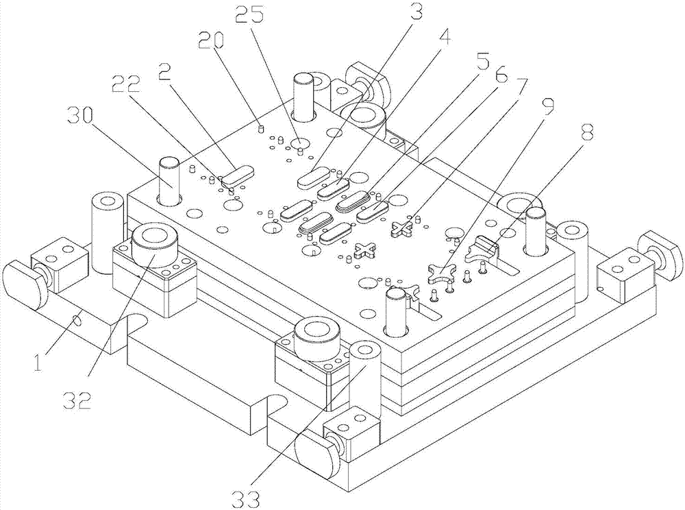 A progressive stamping die for u-shaped parts