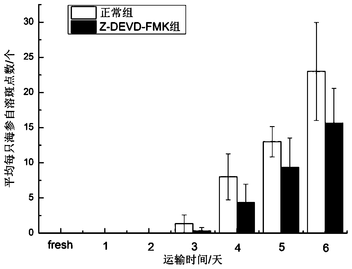 Product and application thereof to preservation of sea cucumbers