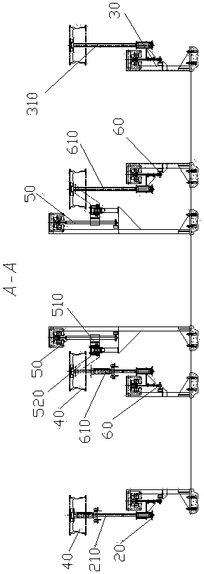 Workpiece spraying and processing device as well as processing method thereof