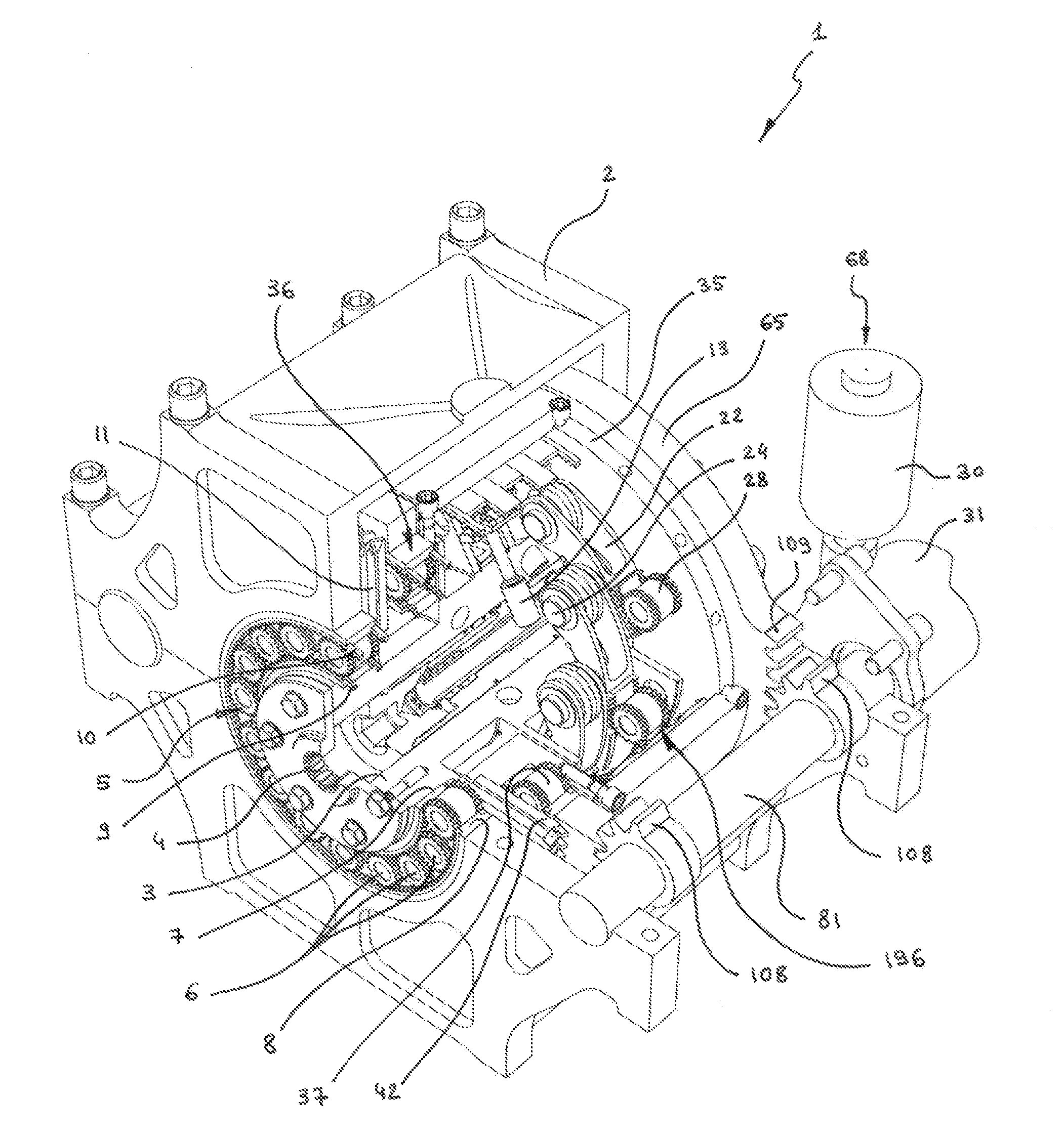 Hydraulic motor-pump with fixed or variable displacement