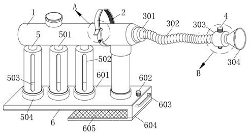 Later-period rehabilitation respiratory training device for pneumology department