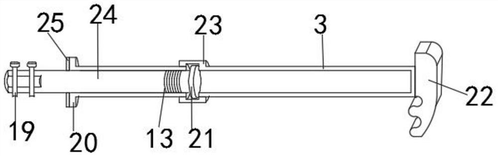 Handrail with limit function for tractor and installation method thereof