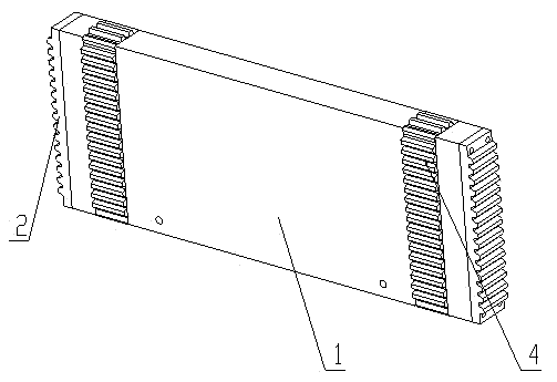 A blackboard with front and rear transposition lifting type for quickly erasing dust