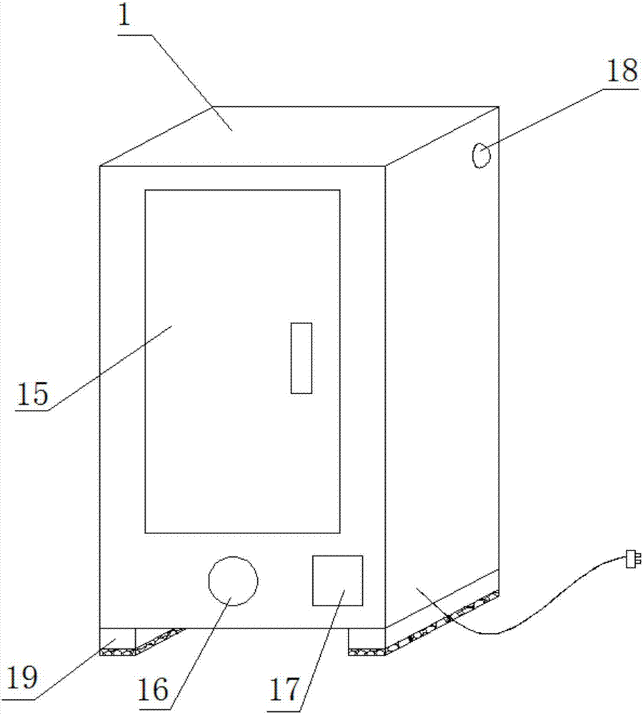 Efficient drying device for food materials