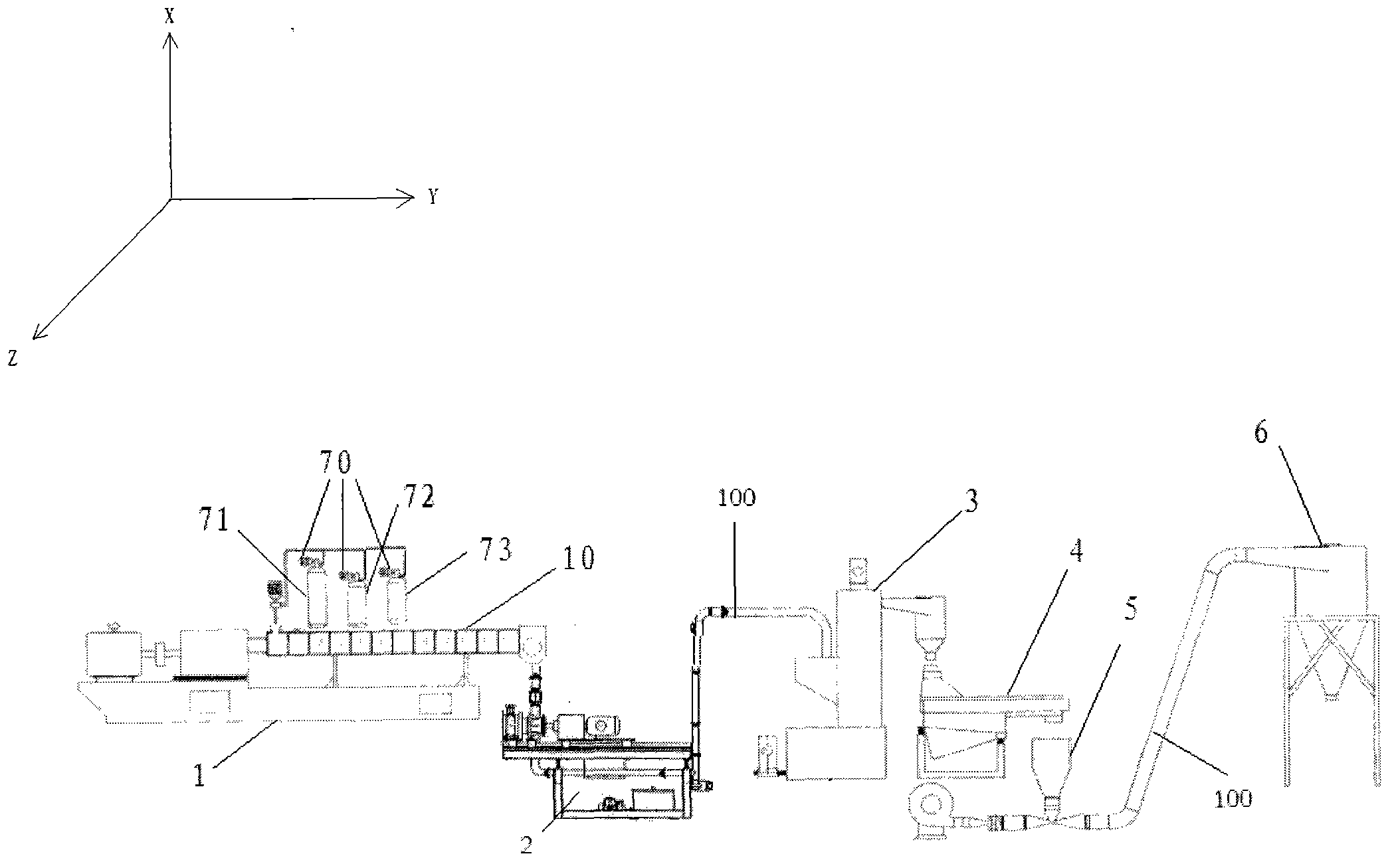 Thermoplastic polyurethane elastomer production device and method