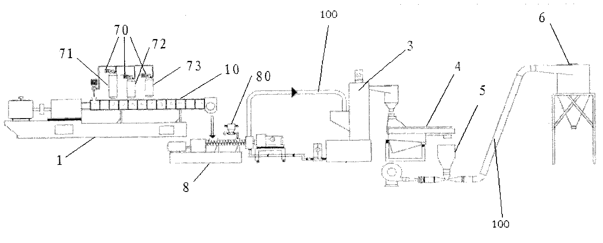 Thermoplastic polyurethane elastomer production device and method