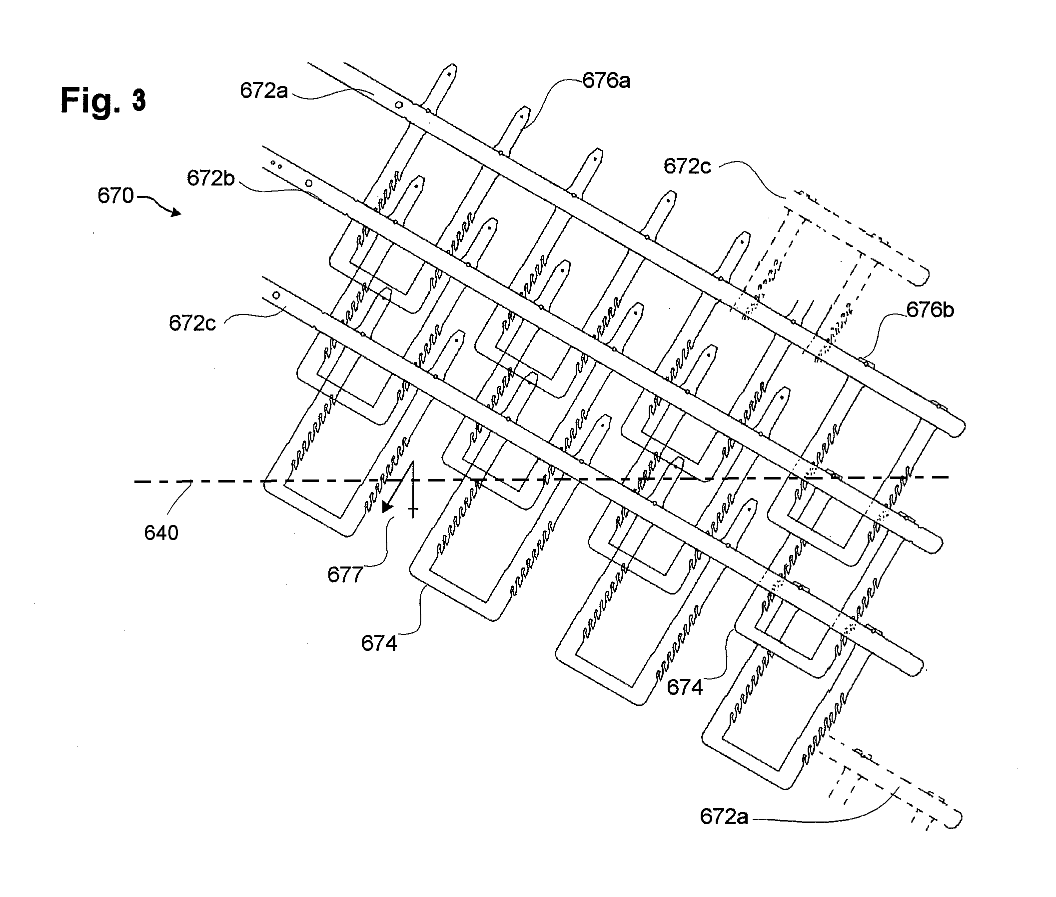 Expandable slide and lock stent