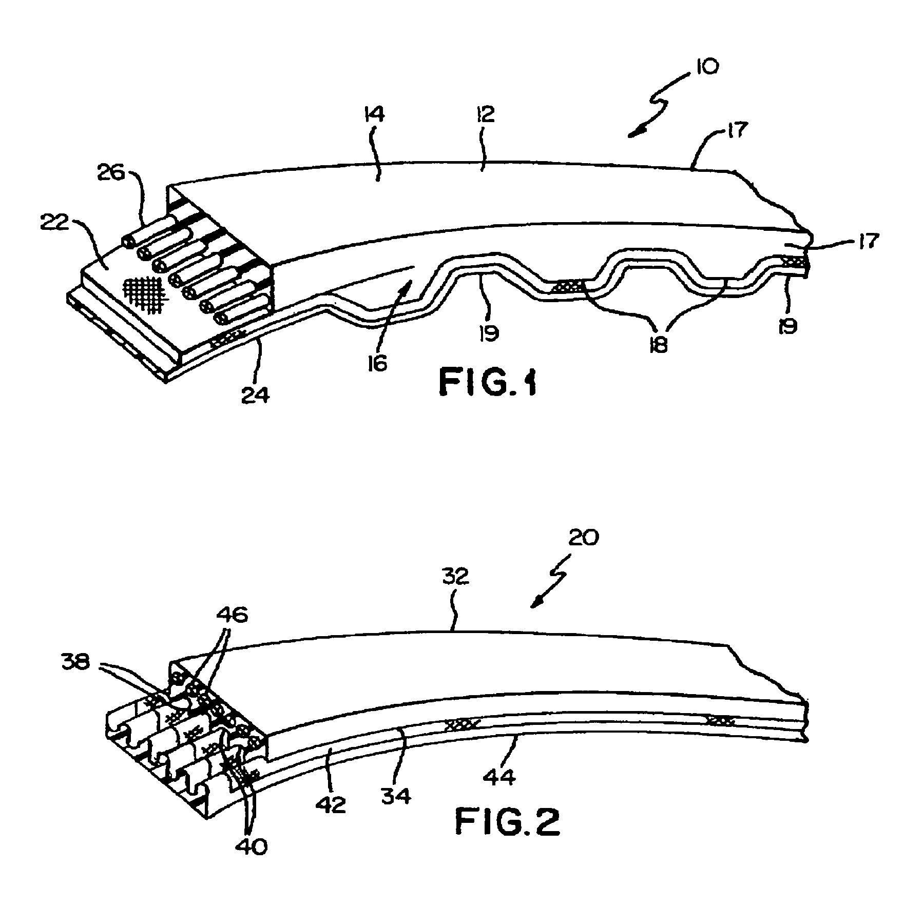 Elastomer composition for power transmission belt tooth facing