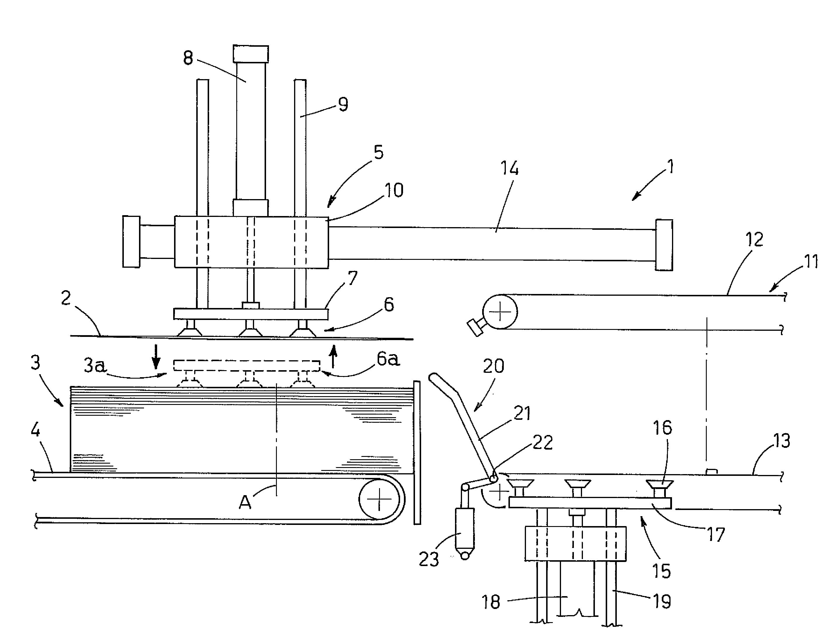 Device For Erecting Flat-Folded Tubular Blanks