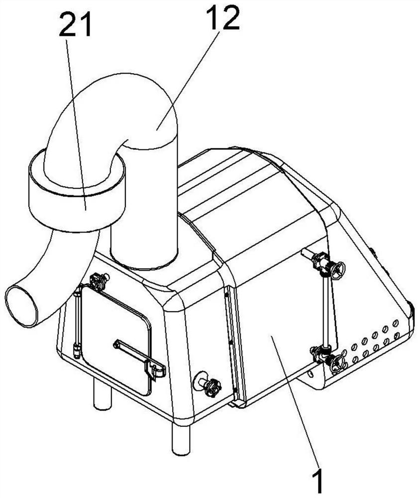 Environment-friendly boiler flue gas purification treatment device