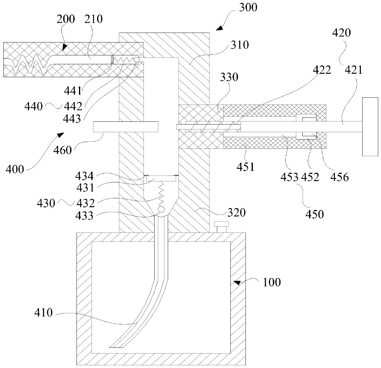 Drug dripping device