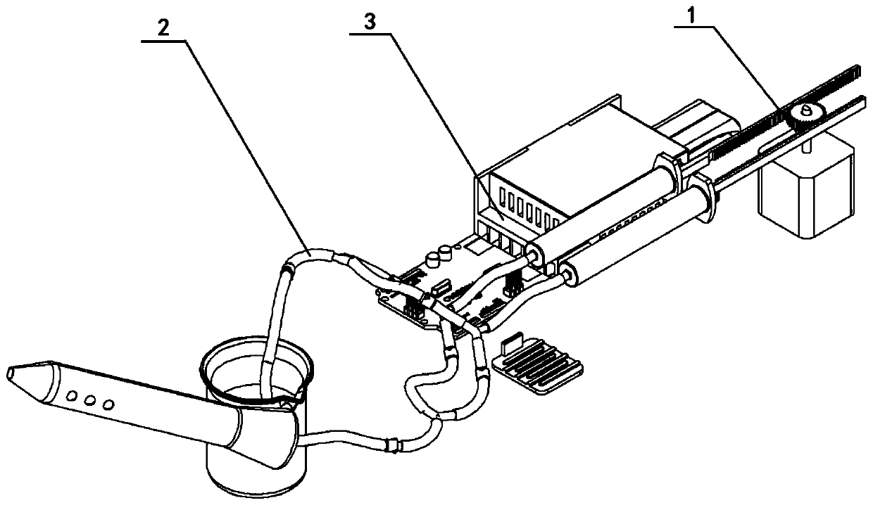 Novel uninterrupted automatic syringe for livestock