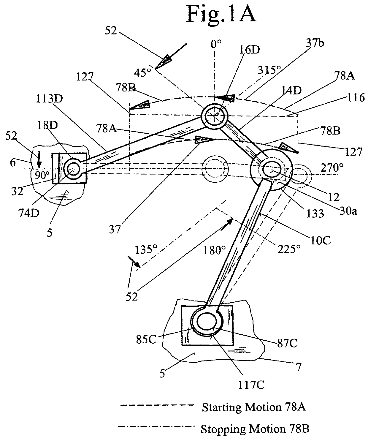 Device for efficient self-contained inertial vehicular propulsion