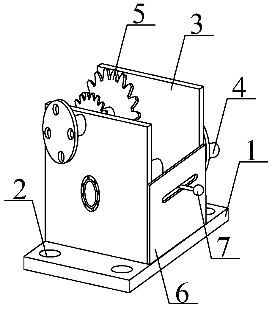 Hand-operated rotary disc brush driving device