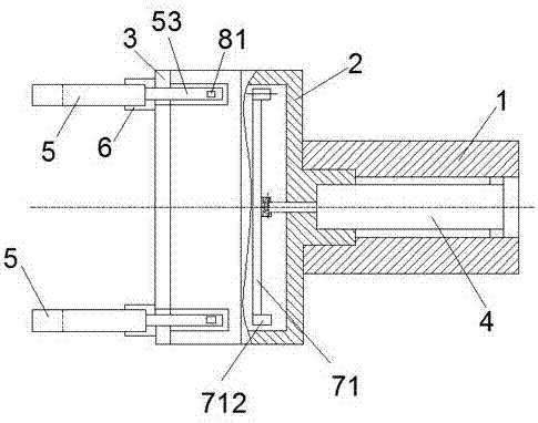 Novel industrial robot pipe fitting clamping device