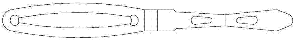 Pea clip forming device