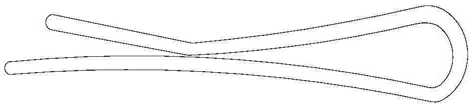 Pea clip forming device