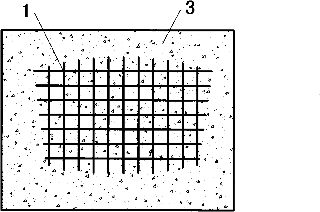 Preparation method of framework reinforcement compound hammerhead