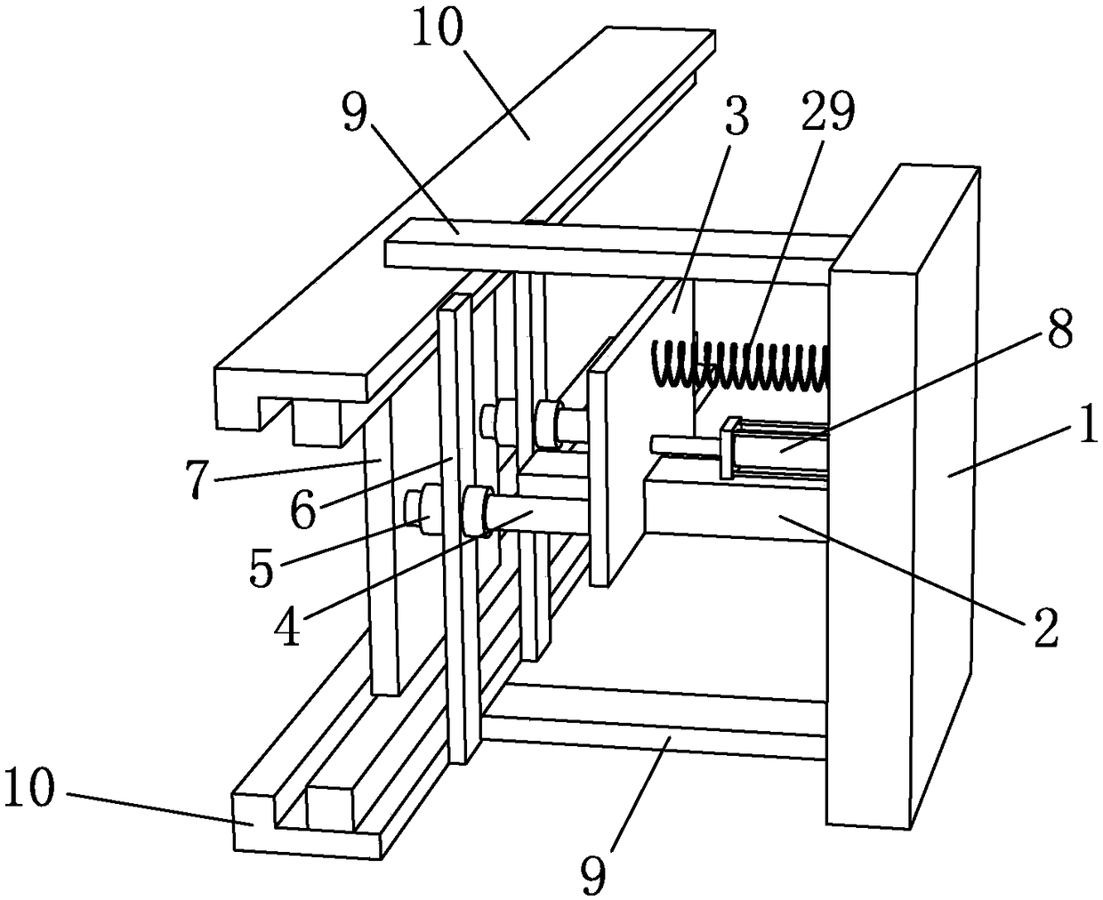 Fixed-length welding method of connection port of blower shell