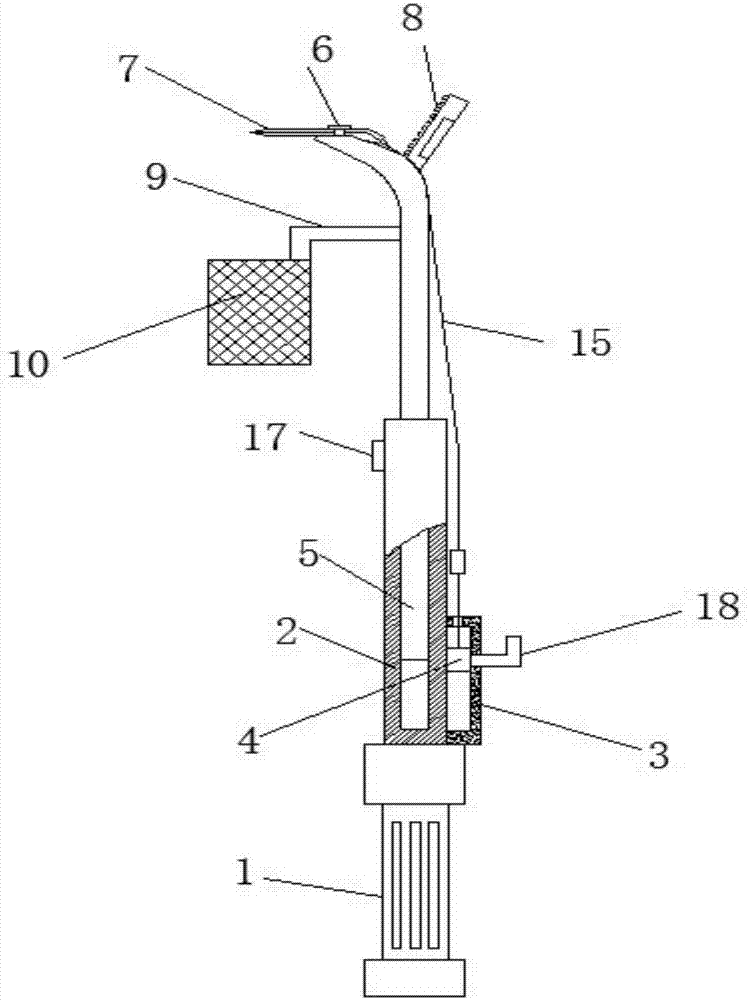 Picking device for longan garden