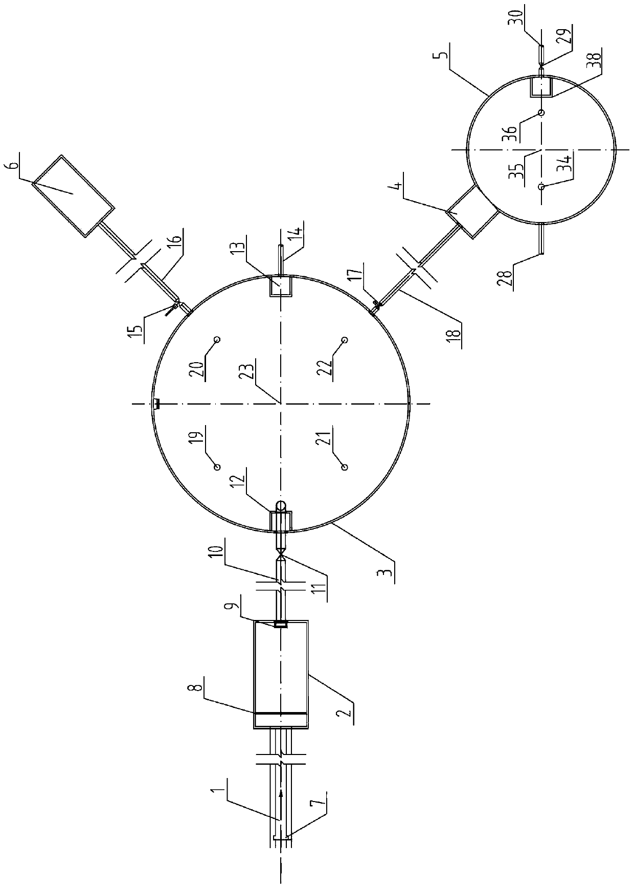 Mountain area rainwater potential energy recycling and purification and reutilization integrated system and rainwater recycling and purifying method