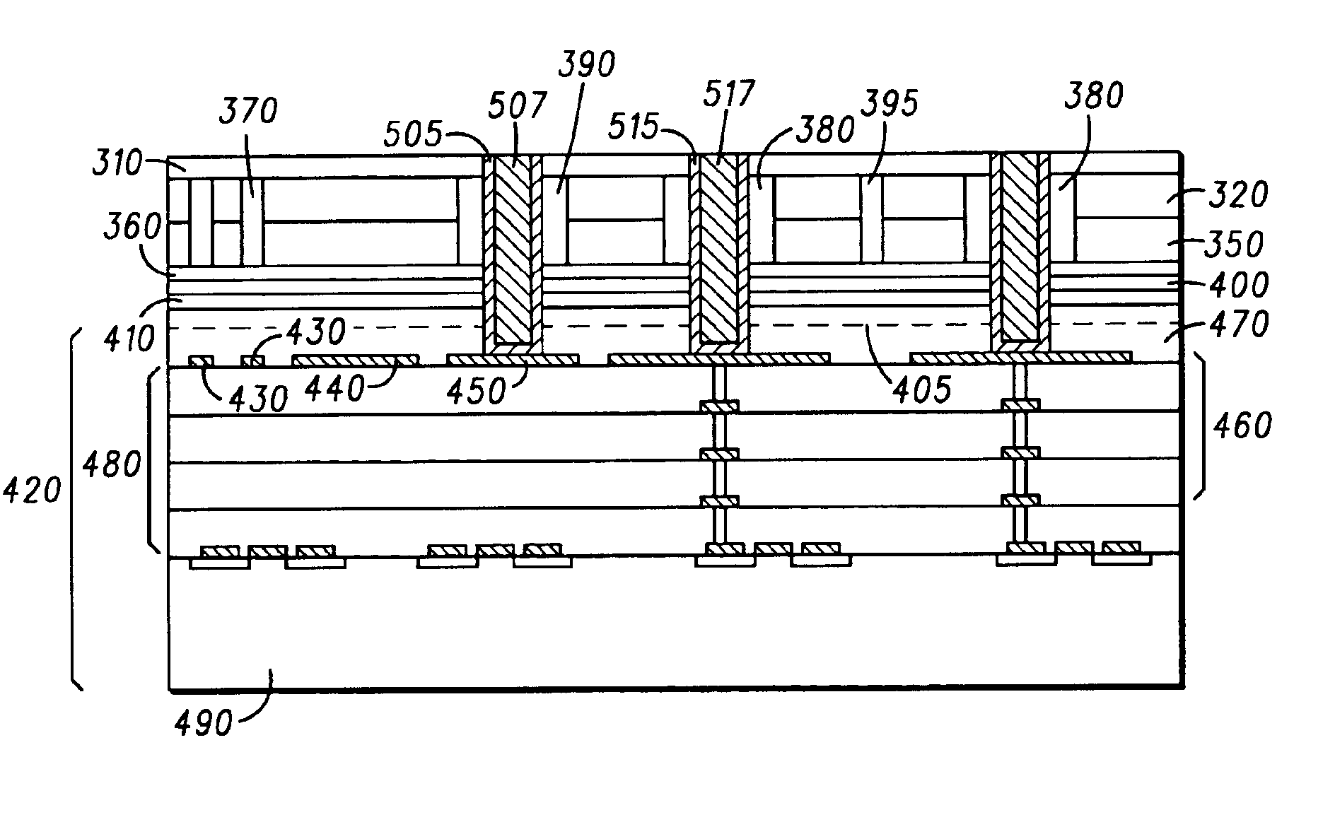 Vertically integrated photosensor for CMOS imagers