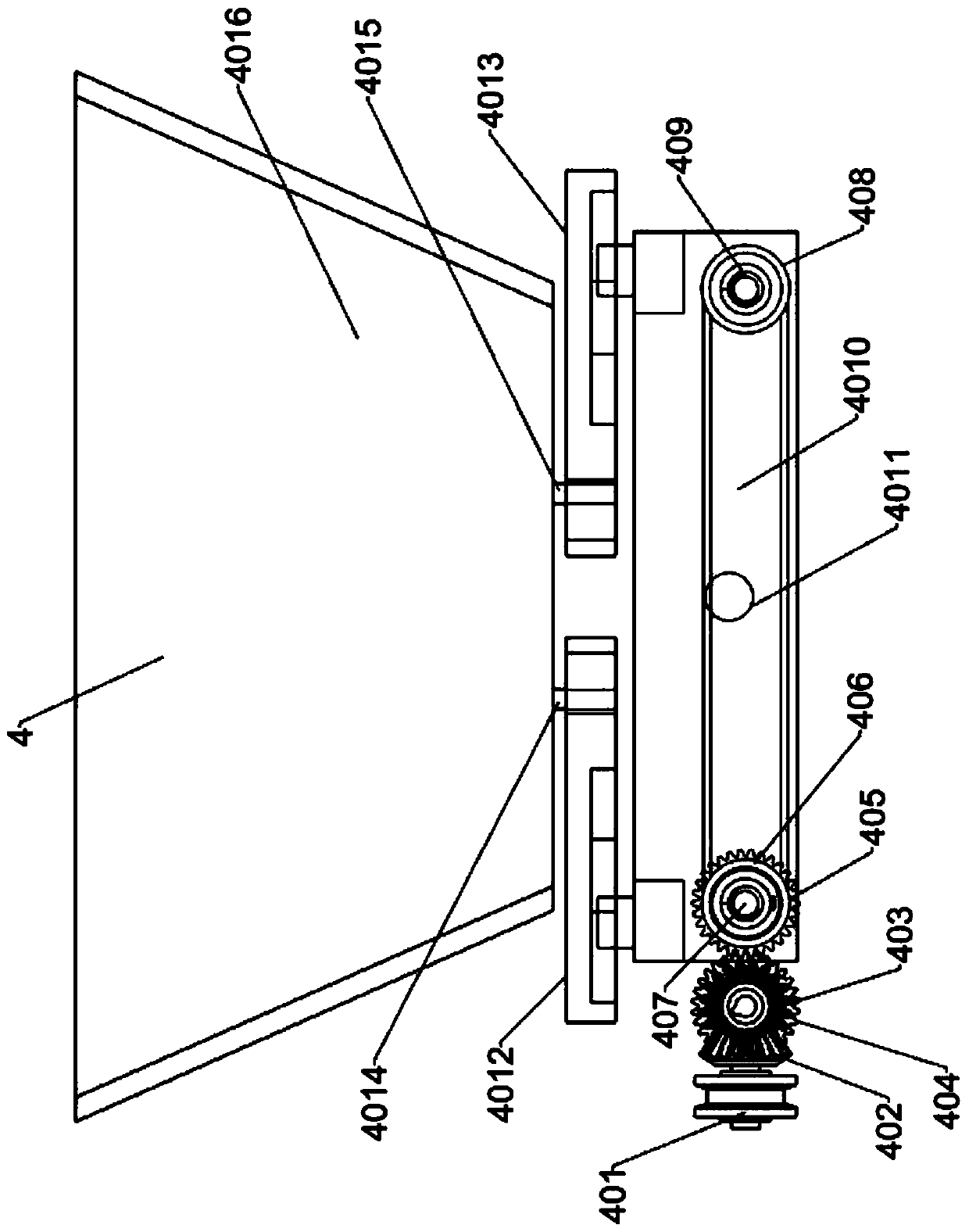 Aluminum alloy door and window waste recovery device