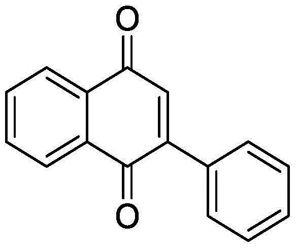 Method for synthesizing 2-substituted-1,4-naphthoquinone compound