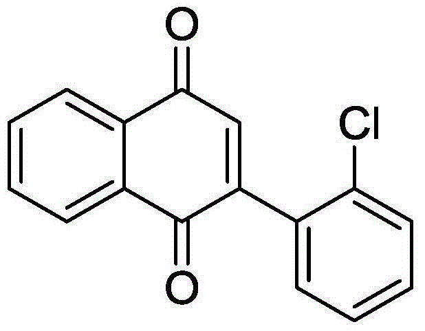 Method for synthesizing 2-substituted-1,4-naphthoquinone compound