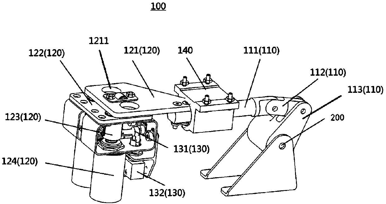 Cabin door locking mechanism