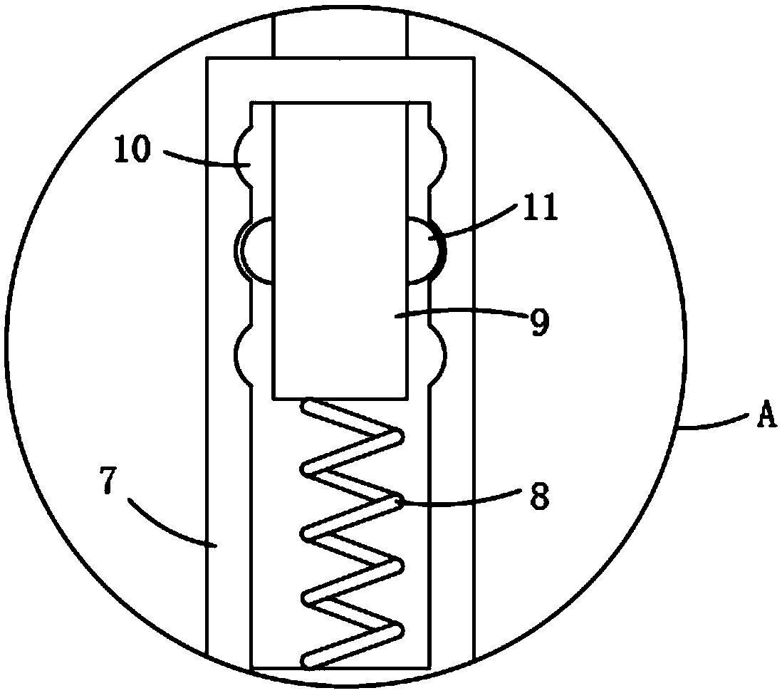 Environment detector fixing device