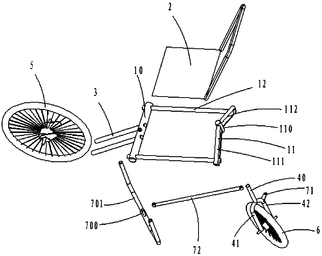 Front-wheel direct-drive rear-wheel steering bicycle