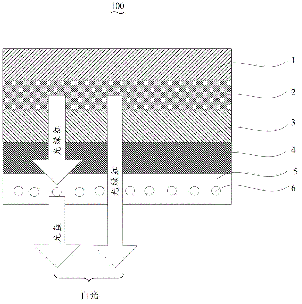 Neodymium/ytterbium double-doped rare earth titanate up-conversion luminescent material, preparation method and organic light-emitting diode