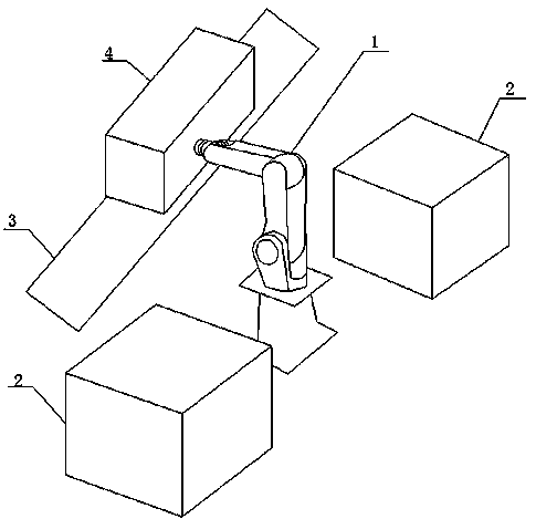 Robot system for grasping waste refrigerator