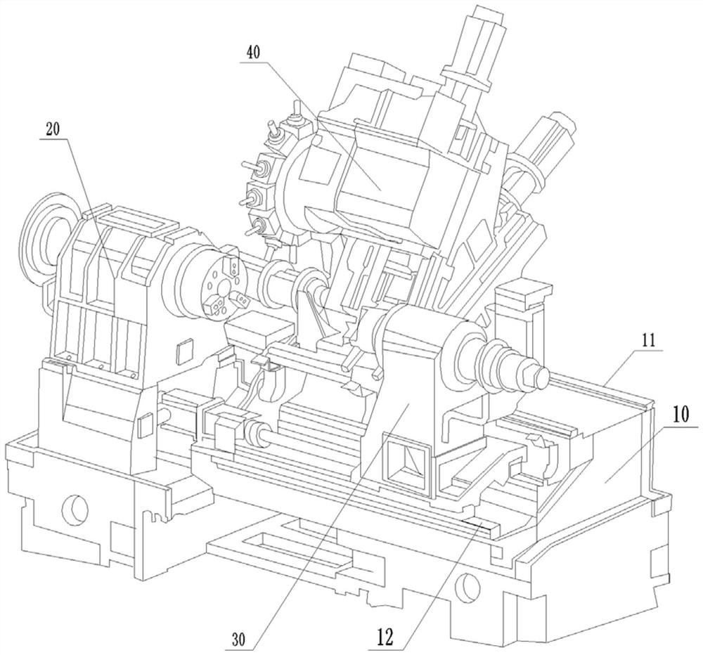 Inclined Bed Double Spindle CNC Lathe