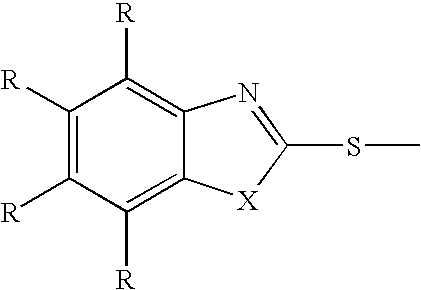 Lubricant and fuel compositions containing 2-(S(N)-mercaptobenzothiazole)succinic and methylene succinate esters